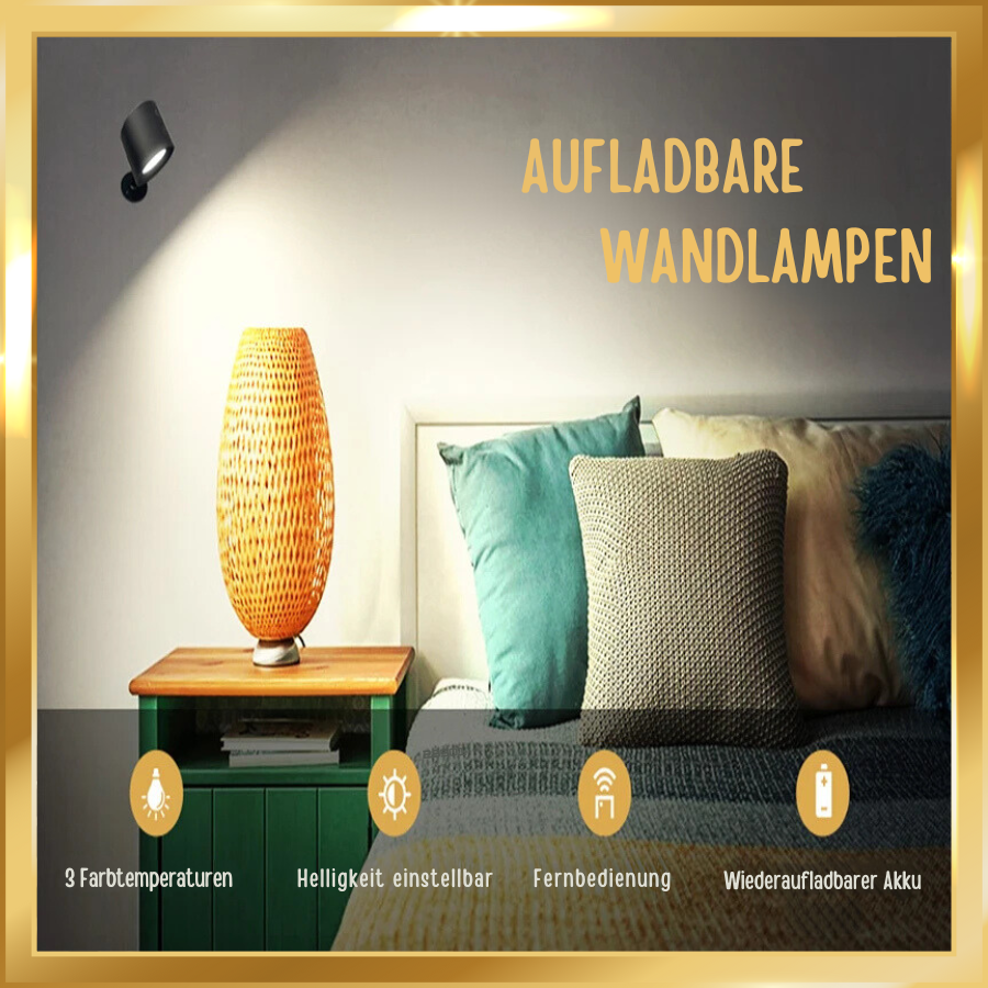 Kabelloses LED-Nachtlicht mit Fernbedienung und 360°-Aufladung über USB