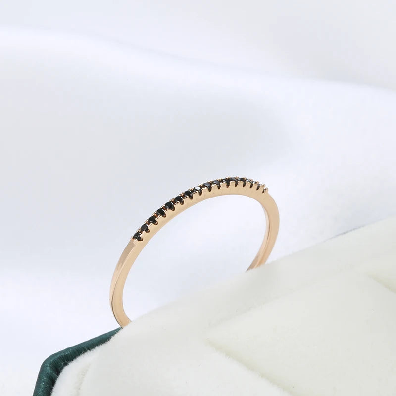 Noir Zircon Statement Ring