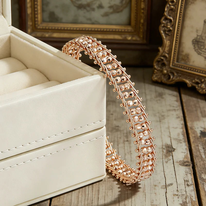 Aurora Rose Gold Link Bracelet