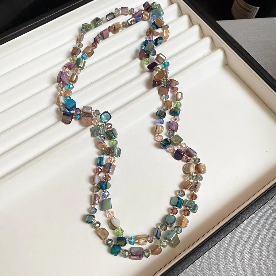 Bohemian Shell Layered Necklace