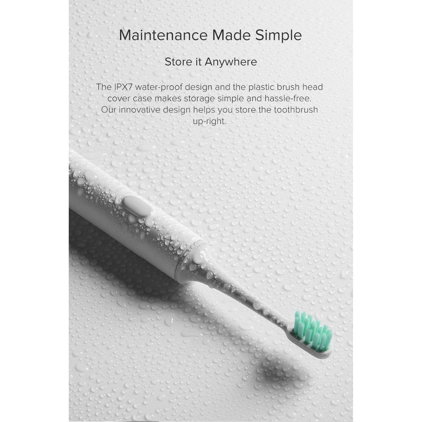 Smart Vibration Soft Bristle Rechargeable Toothbrush