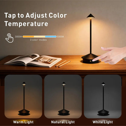 Cordless Ambient Touch Rechargeable Table Lamp