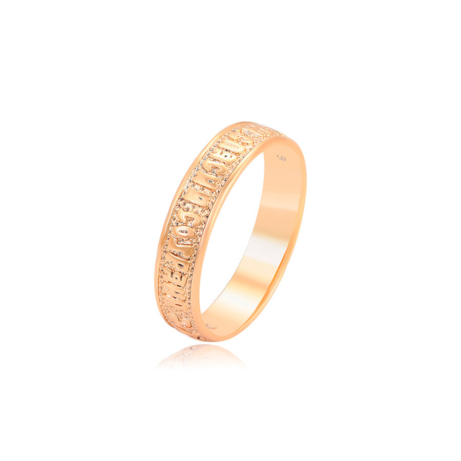 Ancient Design 18k Gold-Plated Unisex Ring - beautiquepoint.com
