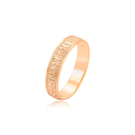 Ancient Design 18k Gold-Plated Unisex Ring - beautiquepoint.com