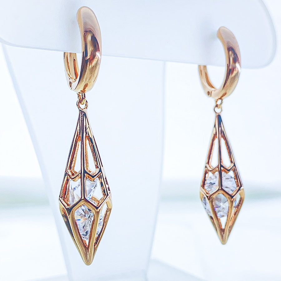 Earrings "Architectural Art"