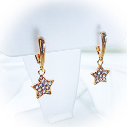 Earrings "Luxury Starfall"