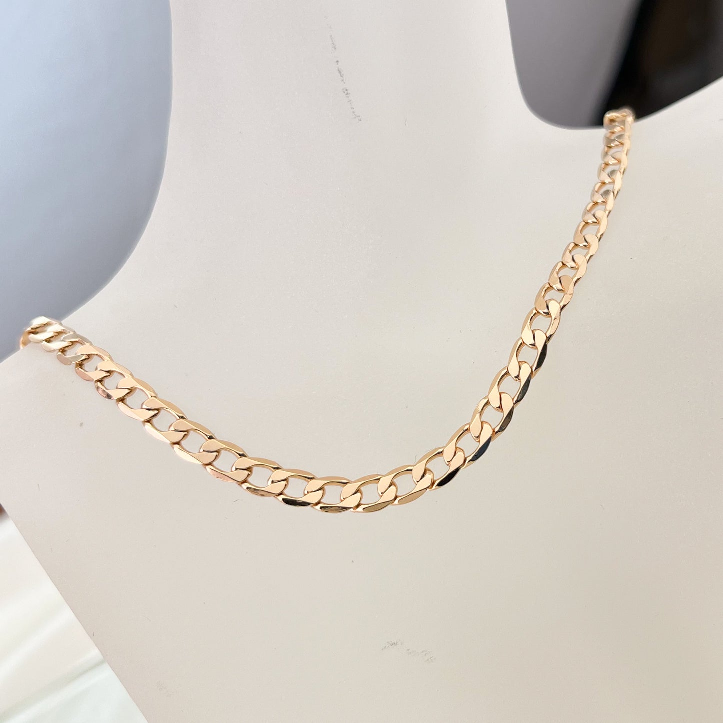 Gold-Plated Luxury Chain 50 cm 20K Cuban Link