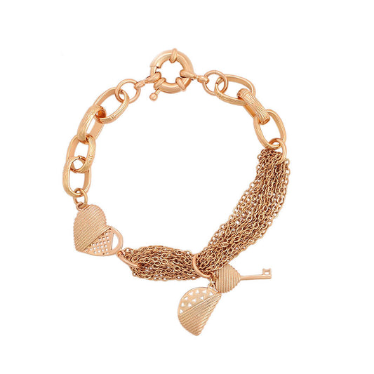 Gorgeous Designer 18k Gold Color Bracelet for woman | Beautiquepoint