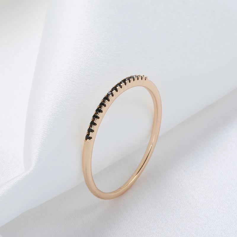 Noir Zircon Statement Ring