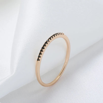 Noir Zircon Statement Ring