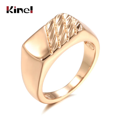 Polished Square Signet Ring