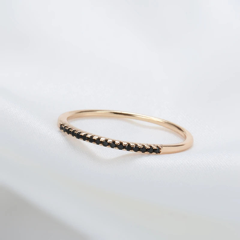Noir Zircon Statement Ring
