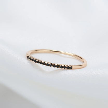 Noir Zircon Statement Ring