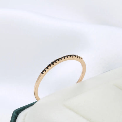 Noir Zircon Statement Ring