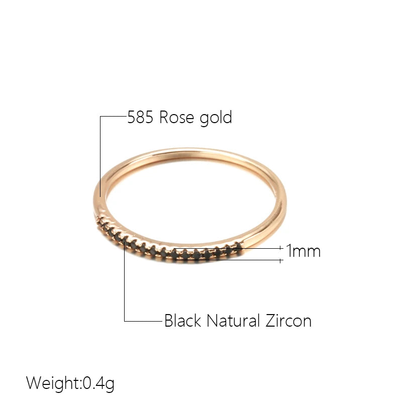Noir Zircon Statement Ring