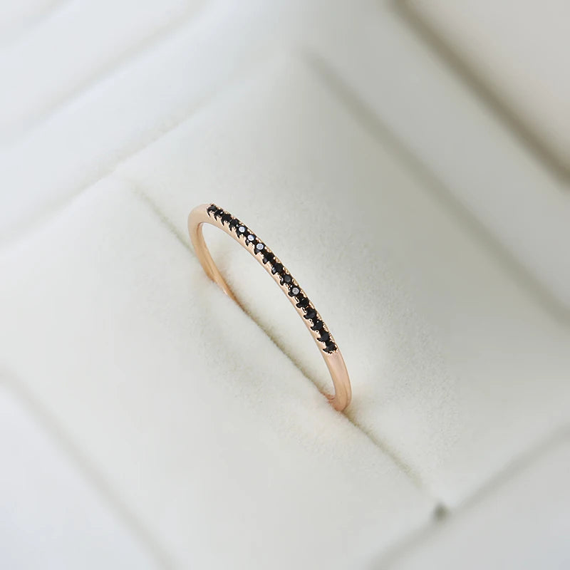 Noir Zircon Statement Ring