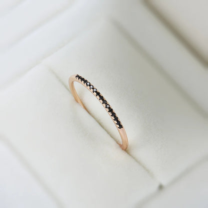 Noir Zircon Statement Ring