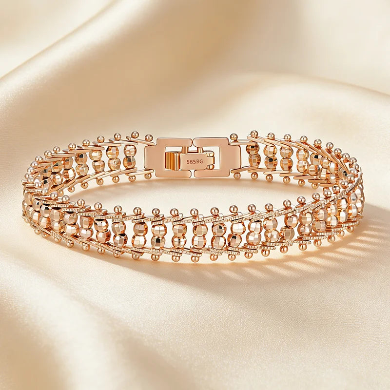 Aurora Rose Gold Link Bracelet