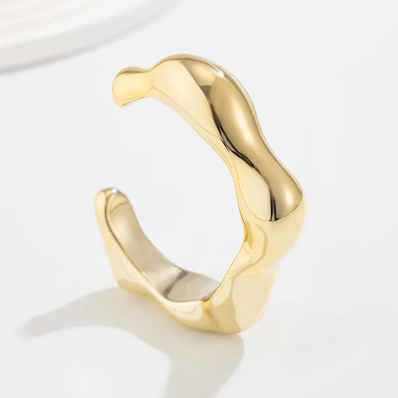 Sculptural Resin Cuff Bangle