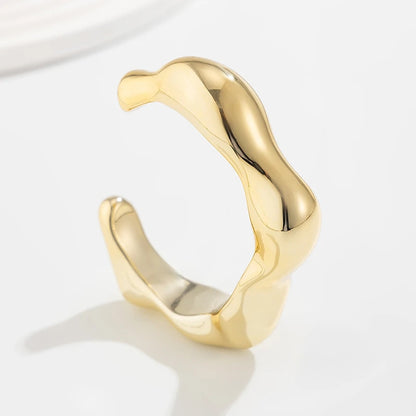 Sculptural Resin Cuff Bangle