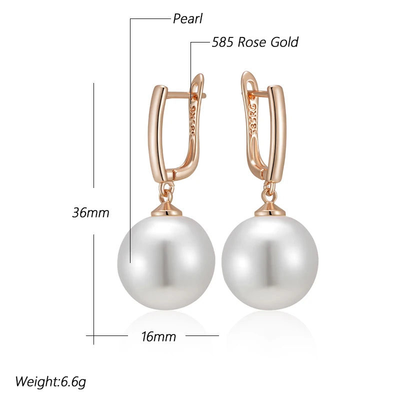 Classic Pearl Drop Earrings