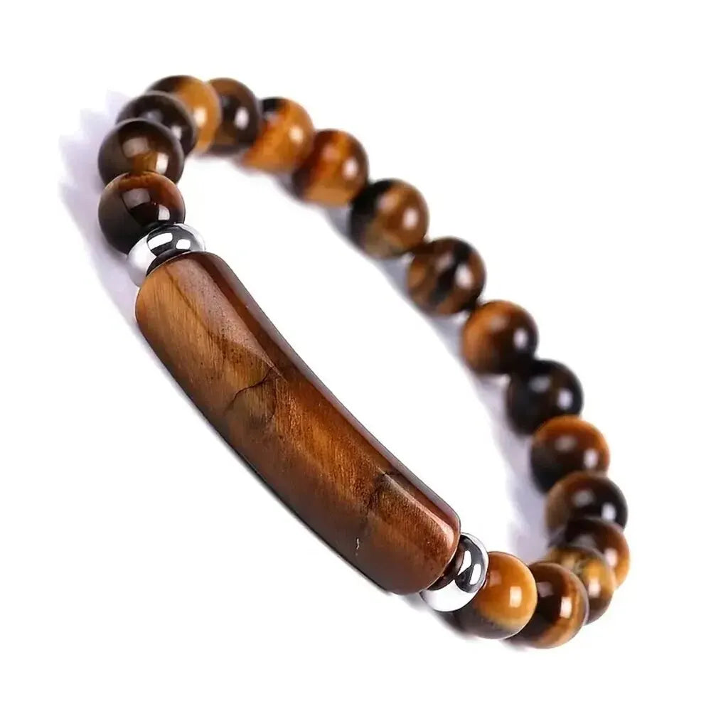 Natural Stone Beaded Bracelet