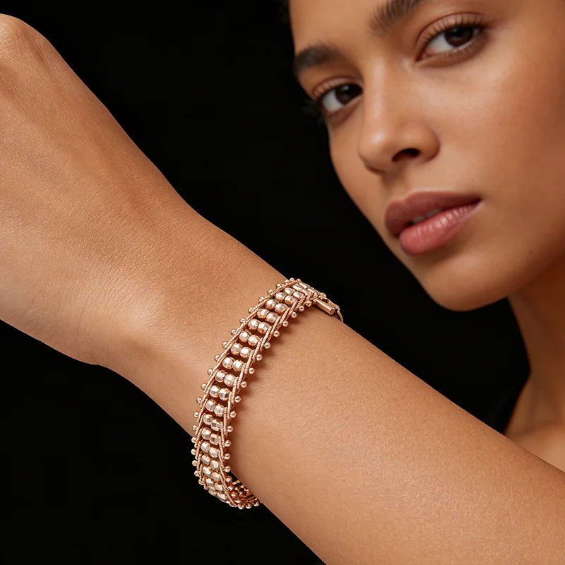 Aurora Rose Gold Link Bracelet