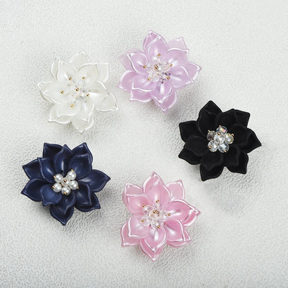 Lotus Flower Button Covers — Set of 2