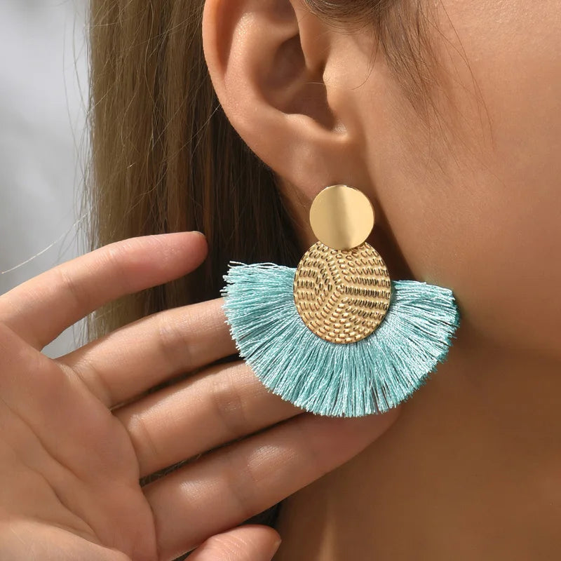 Bohemian Fringe Tassel Earrings