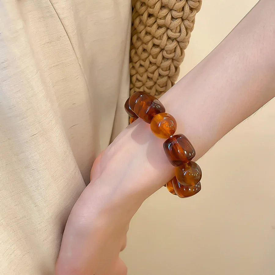 Sculptural Beaded Bracelet