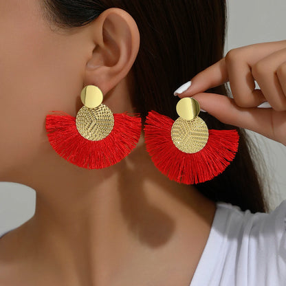 Bohemian Fringe Tassel Earrings