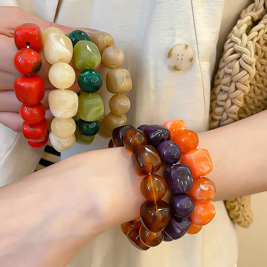 Sculptural Beaded Bracelet