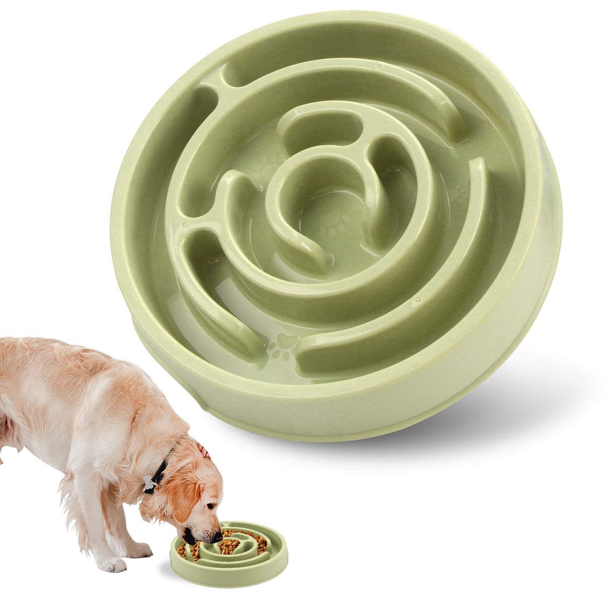 Non-Slip Slow Feeder Bowl for Pets