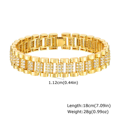 Lumière Paperclip Crystal Bracelet