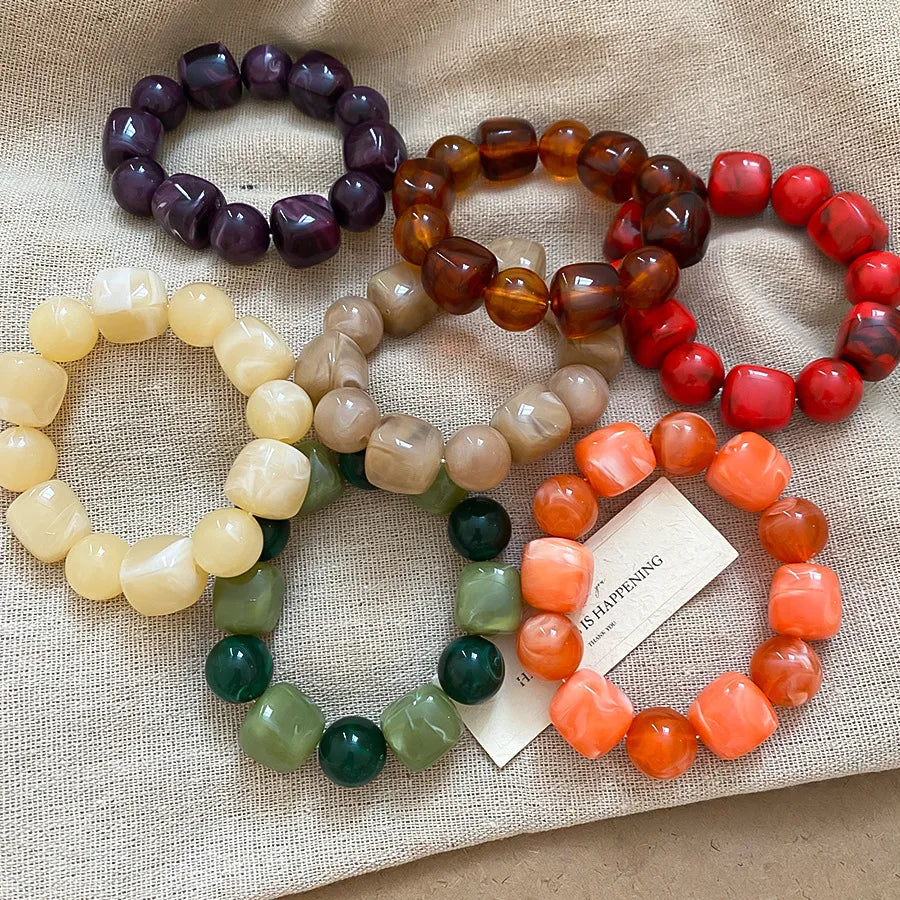 Sculptural Beaded Bracelet