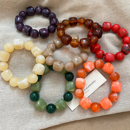 Sculptural Beaded Bracelet