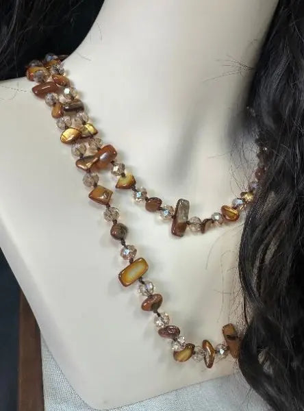 Mosaic Stone Layered Necklace