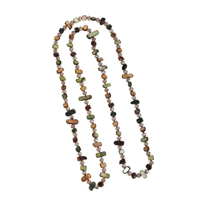 Mosaic Stone Layered Necklace
