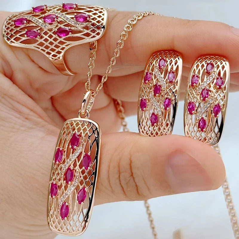 Ruby Vintage rotaslietas komplekts