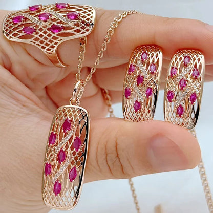 Ruby Vintage rotaslietas komplekts