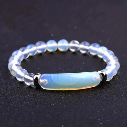 Natural Stone Beaded Bracelet