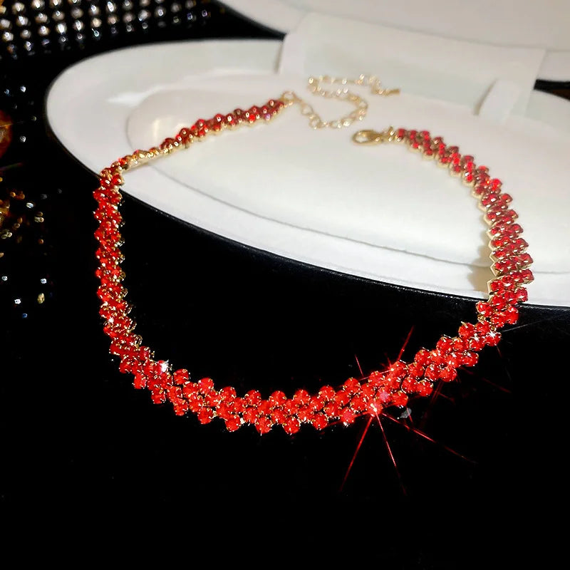 Crystal Riviera Choker Necklace