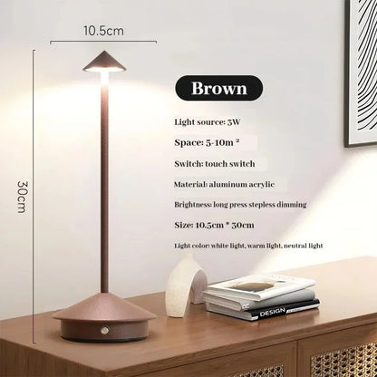 Cordless Ambient Touch Rechargeable Table Lamp