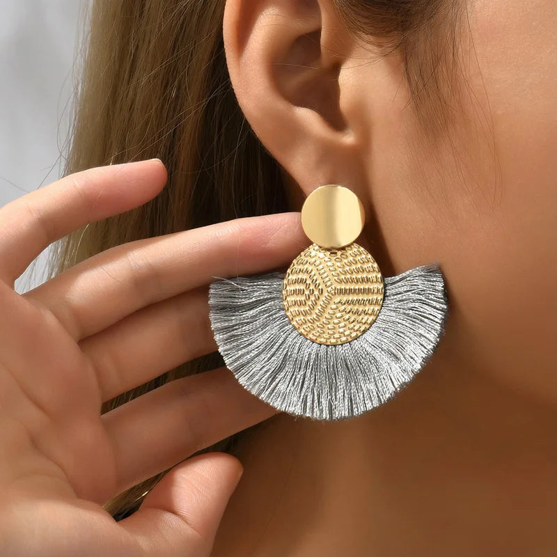 Bohemian Fringe Tassel Earrings