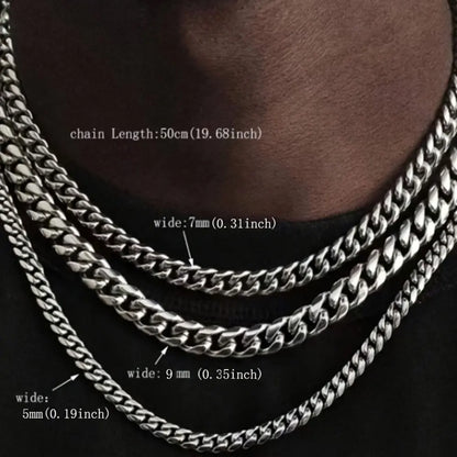 Classic Stainless Steel Chain Necklace