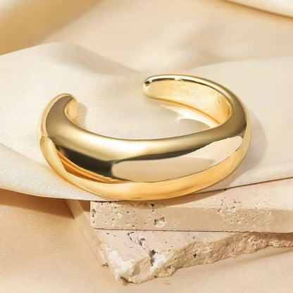 Sculptural Resin Cuff Bangle