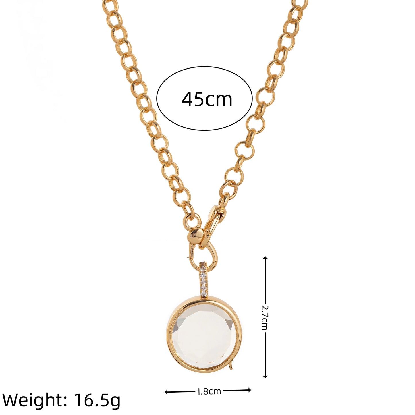 Floating Locket Necklace & Charms