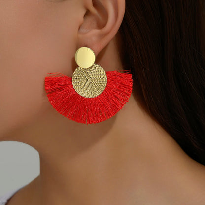 Bohemian Fringe Tassel Earrings
