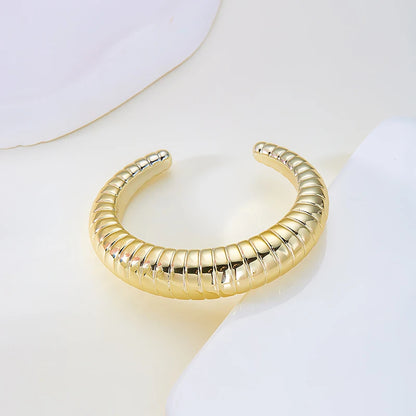 Sculptural Resin Cuff Bangle