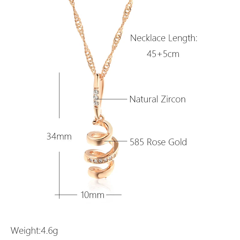 Rotating Geometric Zircon Necklace